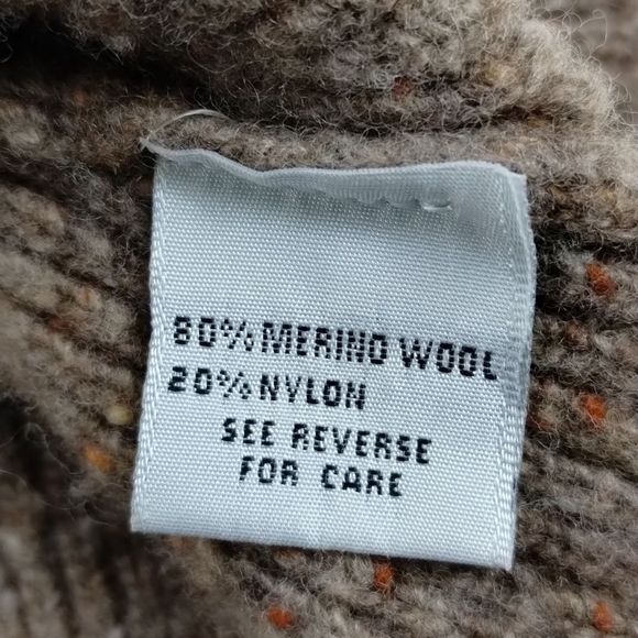 Talbots Italy Tweed Lux Lightweight Merino Wool Long Tunic Sweater - Picture 10 of 13